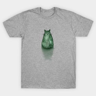 Wise Green Loaf Cat T-Shirt